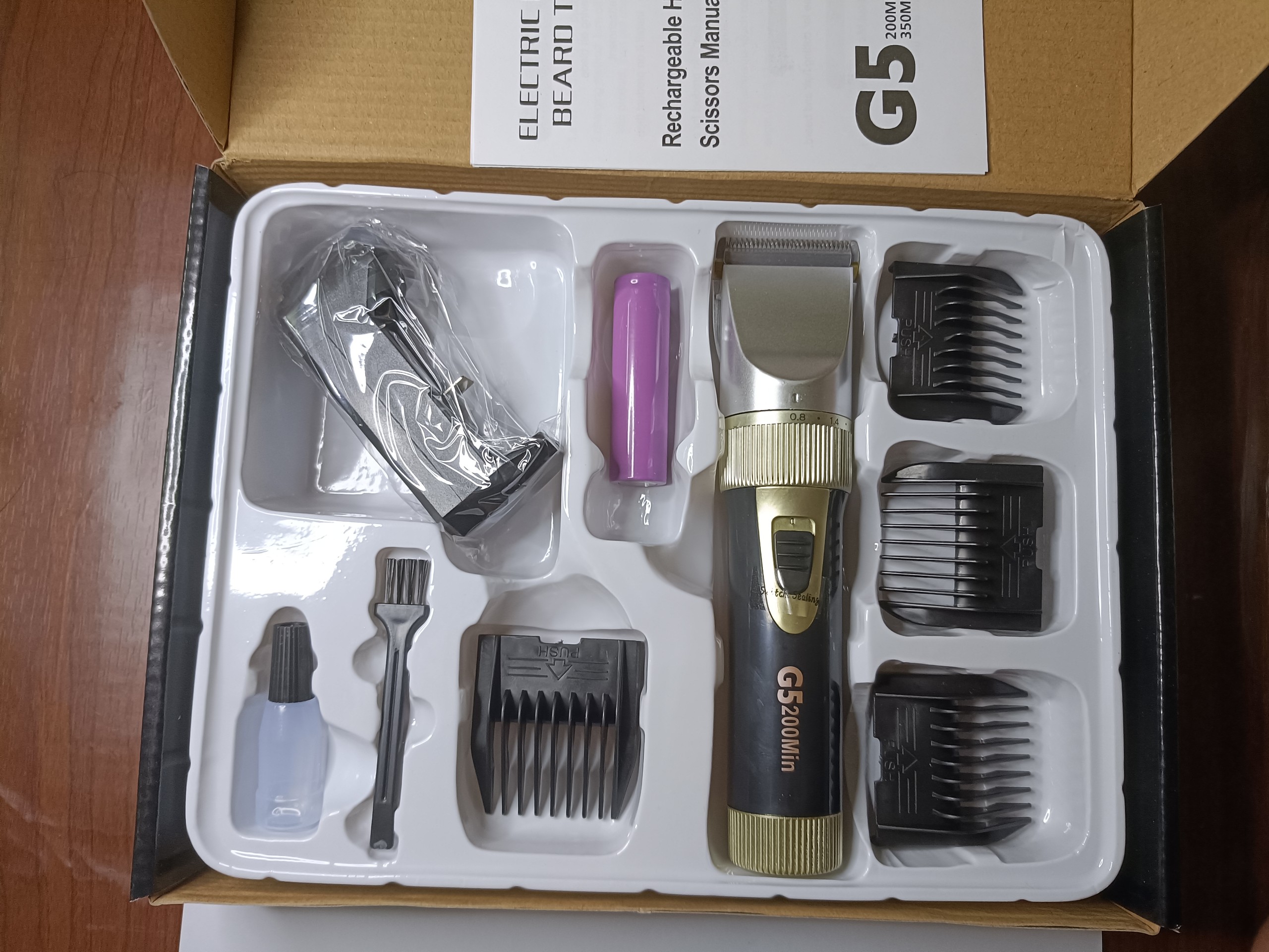 💝kato g5 200min💝 tông đơ cắt tóc gia đình kato g5 200min - bộ tông đơ cắt tóc không dây nhật bản - 2 pin - kháng nước - bền bỉ - bảo hành 6 tháng