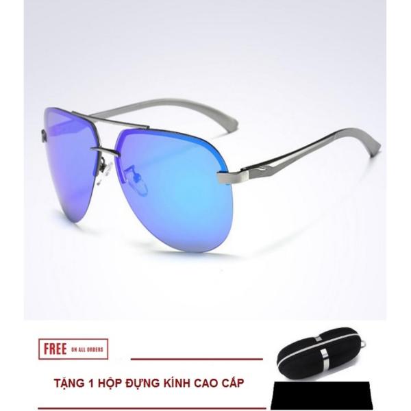 Giá bán Kính Mát Nam Mắt Kính Thời Trang Cao Cấp Tròng Polarized Phân Cực AntiBlue Light Pilot Polar7C