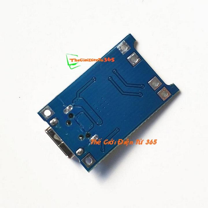 MẠCH SẠC PIN 1A TP4056 – TYPE C