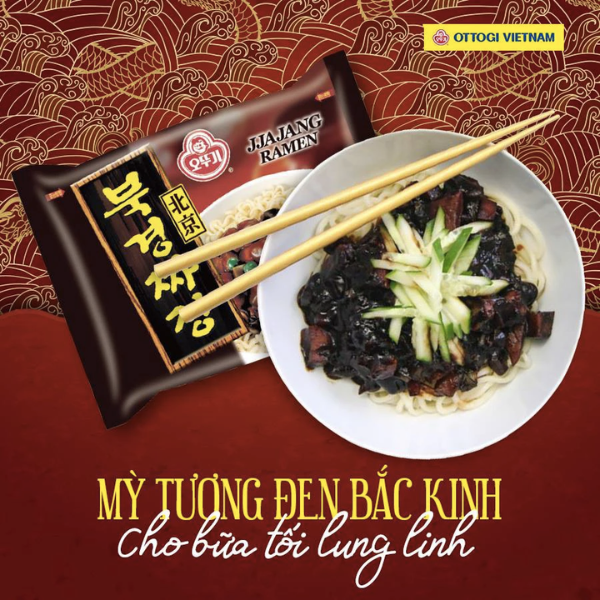 [Siêu thị WinMart] - Mì tương đen bắc kinh Ottogi gói 135g
