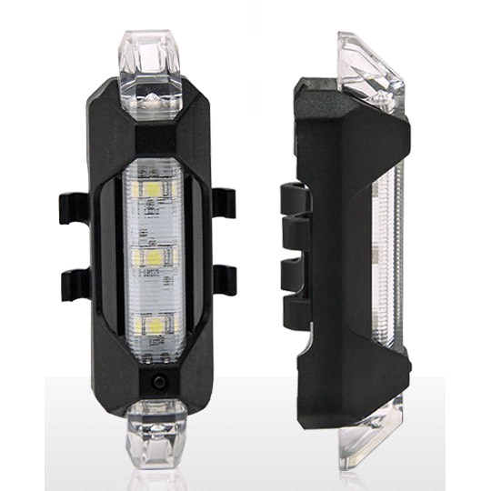 Đèn báo hiệu gắn đuôi xe đạp 5 bóng led