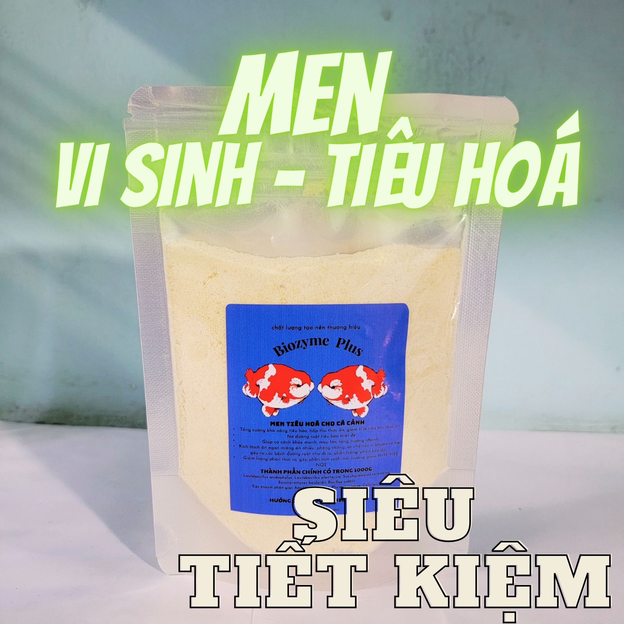 MEN TIÊU HOÁ CHO CÁ CẢNH Biozyme Plus