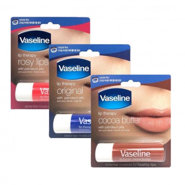 [HCM]SON DƯỠNG MÔI VASELINE LIP THERAPY (Hàn Quốc)