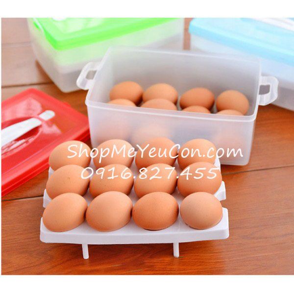 Hộp Đựng 24 Quả Trứng (2 Tầng)