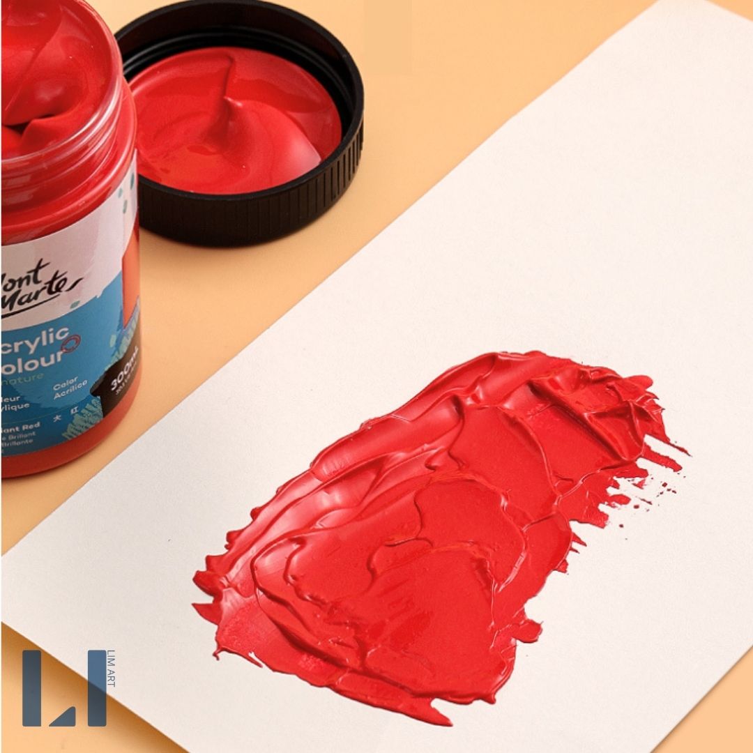 Màu Acrylic 100ml Mont Marte vẽ tranh số hóa, canvas