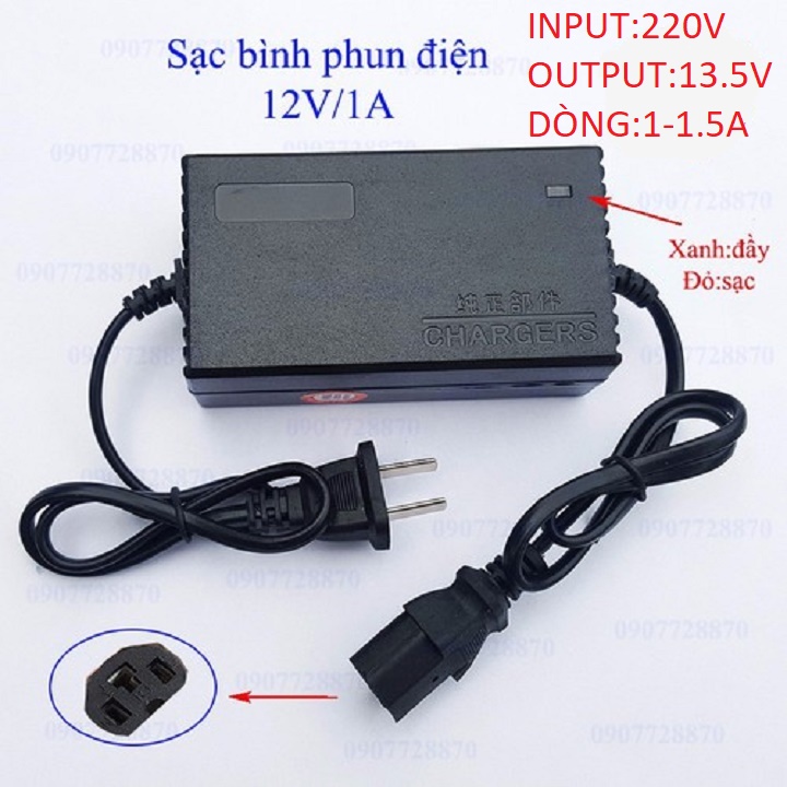 Cục sạc bình XỊT ĐIỆN 12v