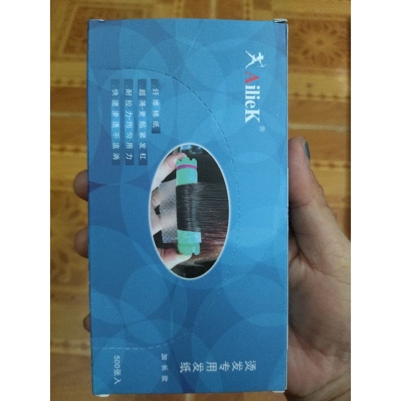 Giấy uốn tóc đa năng, giấy uốn nóng, giấy uốn lạnh 500 tờ - ta3026