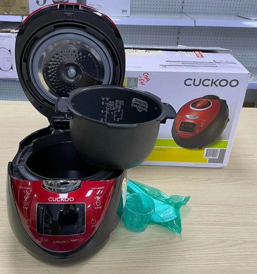 [Nhập RS0822 giảm 30k cho đơn 99k]Nồi cơm điện CUCKOO CRP-N0680SR 1.08 Lít HÀN QUỐC