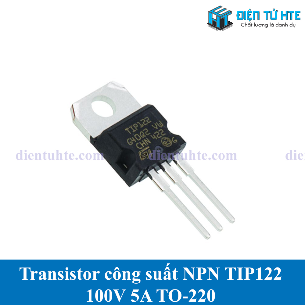 Combo 4 Transistor công suất NPN TIP122 100V 5A TO-220