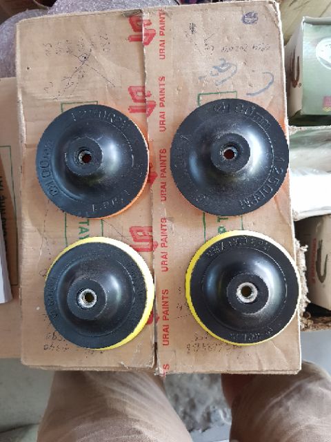 Đế chà nhám tròn phi 100mm