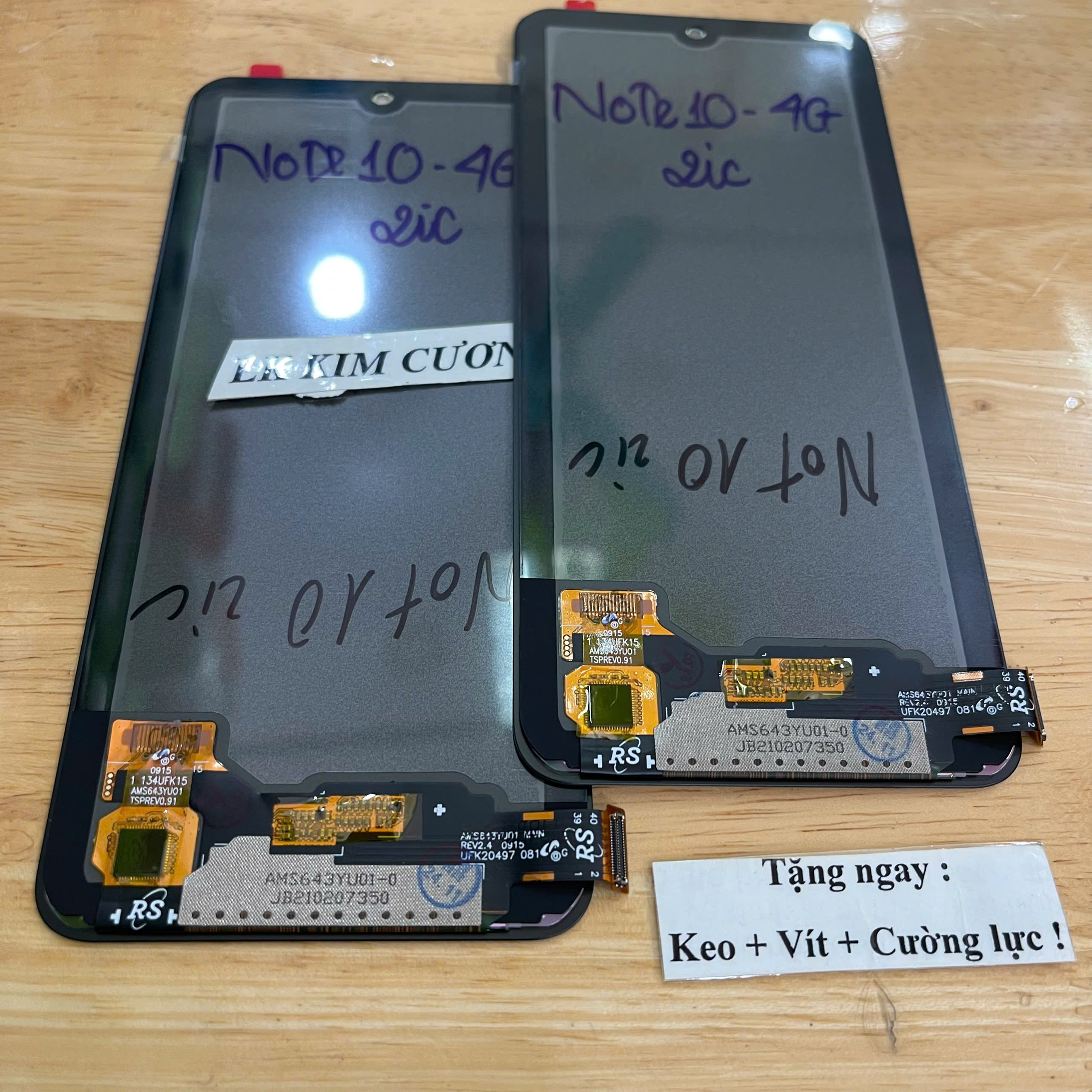 Màn hình thay thế xiaomi redmi note 10 4G / redmi note 10s - OLED (2ic)