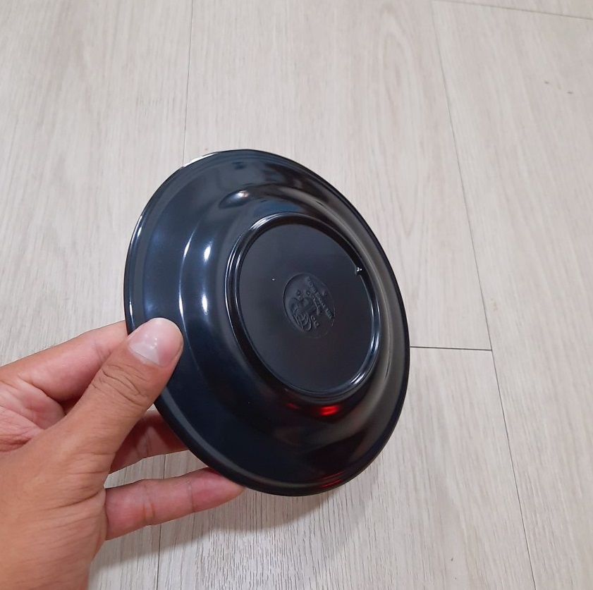 [HCM]Đĩa Nhựa Melamine Đỏ Đen Cao Cấp