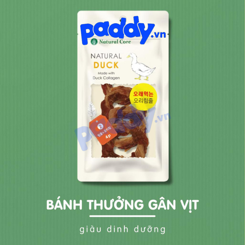 Bánh Thưởng Cho Chó Thịt Vịt Natural Core