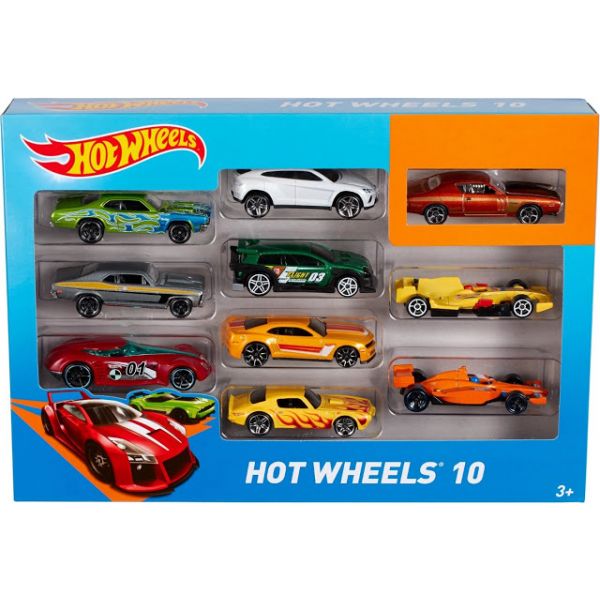 Mô Hình Đồ Chơi Hot Wheels Bộ 10 Siêu Xe 54886 - Giao hàng ngẫu nhiên