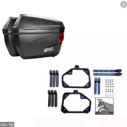 Combo Thùng hông GIVI E22N+ bộ đế SBL2000