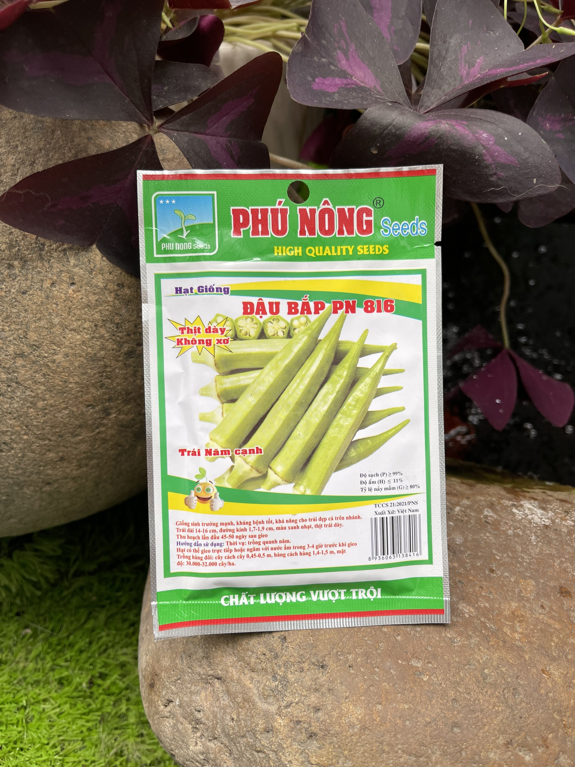 Hạt giống đậu bắp hạt giống chất lượng cao F1/hạt giống Phú Nông