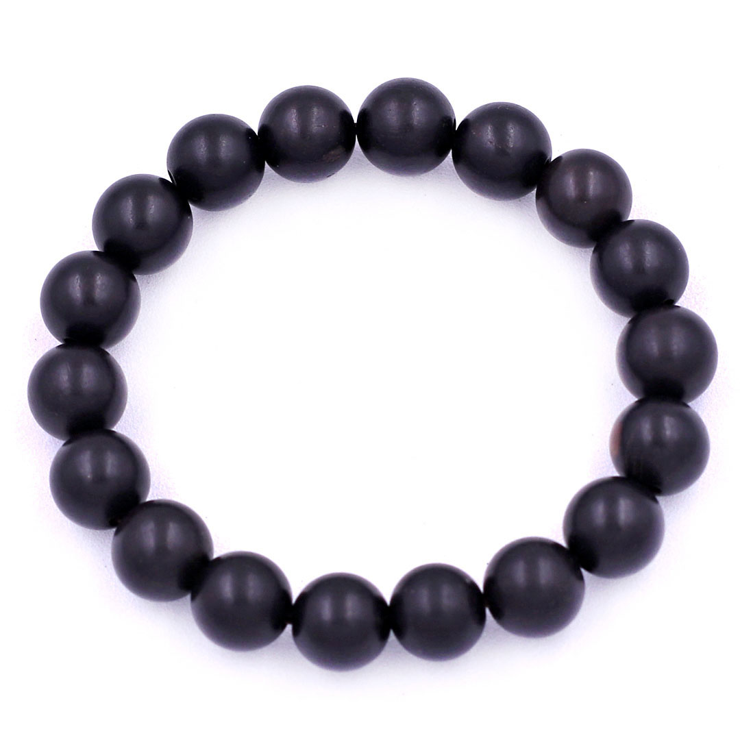 Round hand string ebony wood 10 Cup 17 beads + wooden box