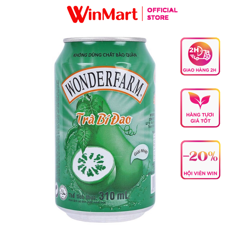 [Siêu thị WinMart] - Trà bí đao Wonderfarm 310ml