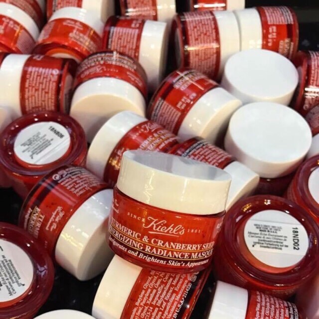 Sample gói Mặt nạ Nghệ KIEHL'S Tumeric & Cranberry Sáng Da Mờ Thâm