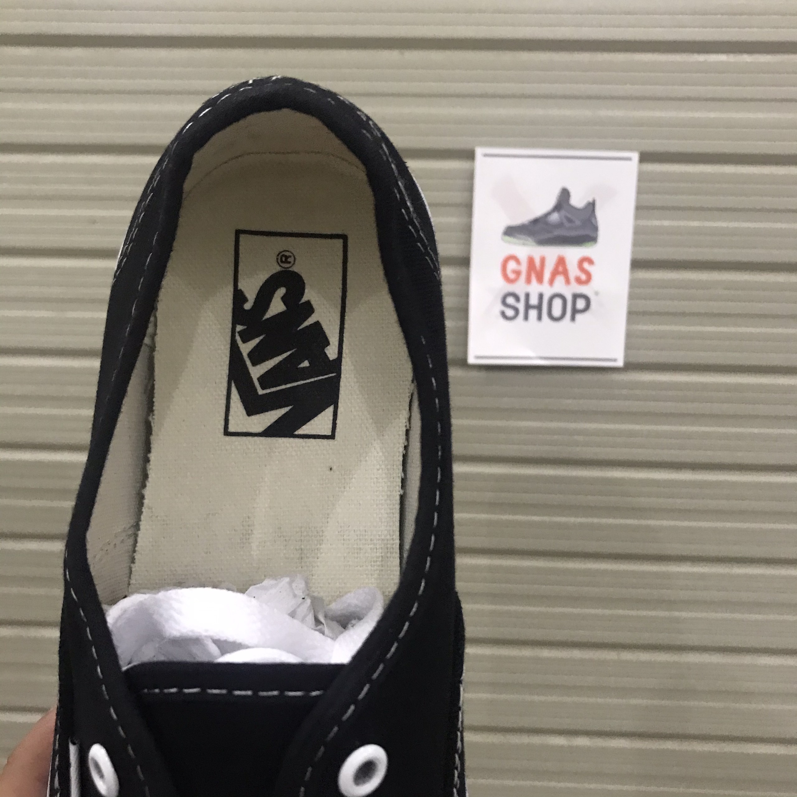 [HCM]Giày Vans Classic đen trắng chuẩn 11 - form rộng