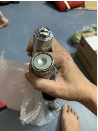 Phuộc trước Lead 110 hàng công ty