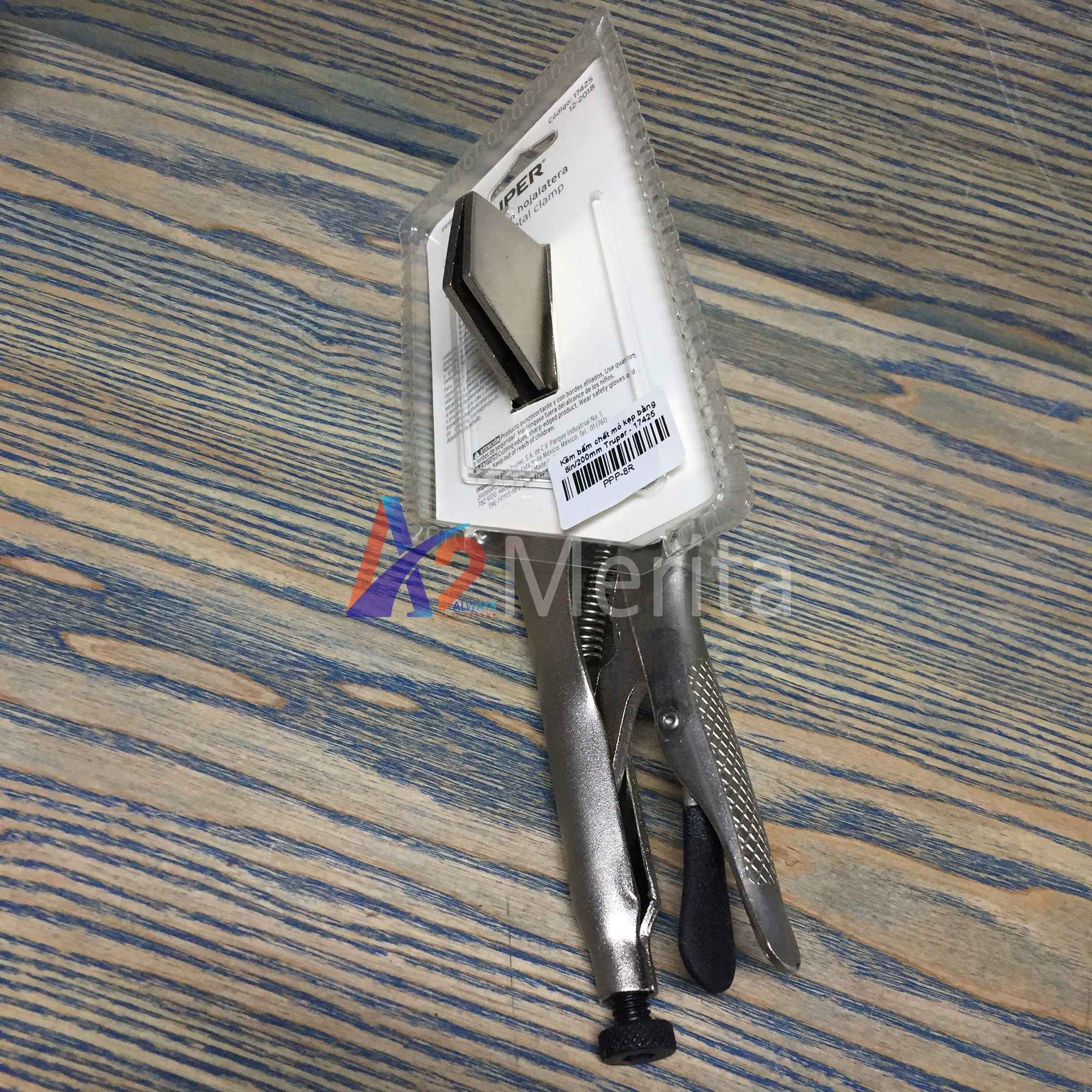 Kềm bấm chết mỏ kẹp bằng 8"(200mm) Truper 17425 (PPP-8R)