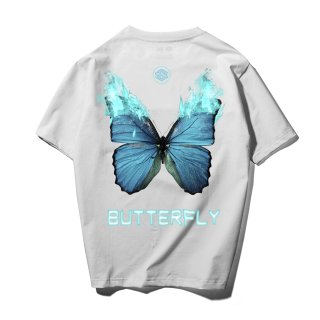 SGES Áo thun BUTTERFLY bướm tay lỡ form rộng streetwear unisex nam nữ thumbnail