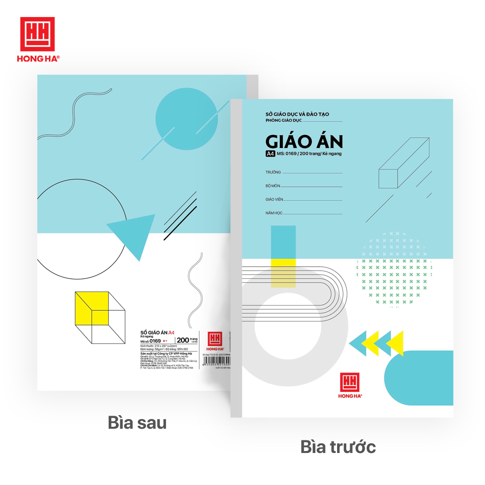 Sổ Giáo án A4 Hồng Hà 200 trang - 0169