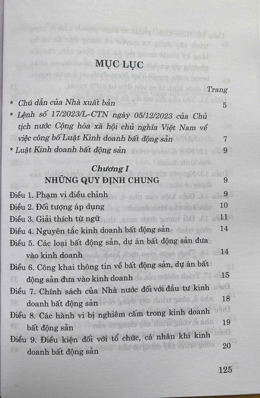 Luật Kinh Doanh Bất Động Sản  Năm 2023 ( Sửa đổi, bổ sung năm 2024 )