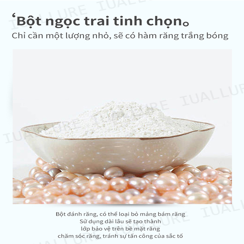 Bột Đánh Răng  Toothpowder tẩy trắng và làm sạch răng 50g [NHẬP KHẨU CHÍNH HÃNG 100%]
