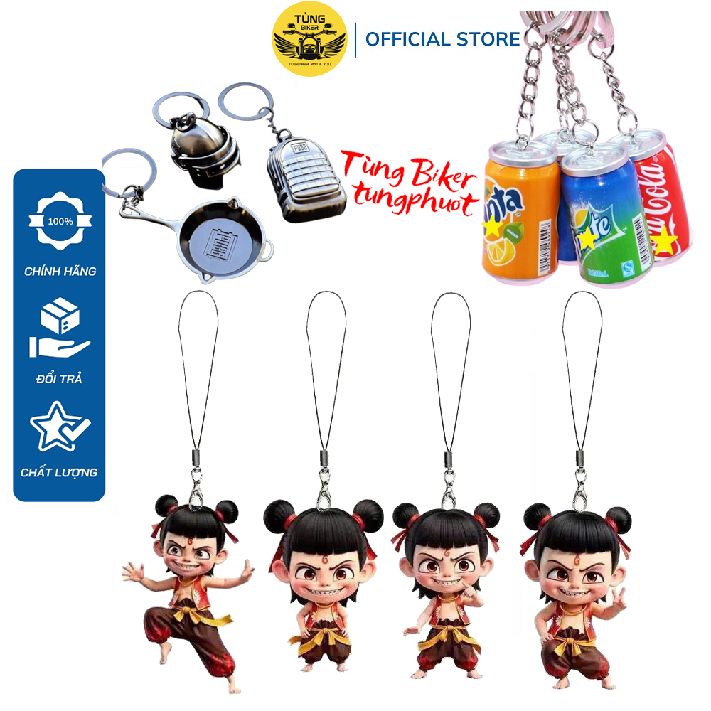 Móc Đeo Chìa Khoá Xe Máy, Balo, Cặp Sách PUBG, Natra, Hoạt Hình (Nhiều Mẫu)