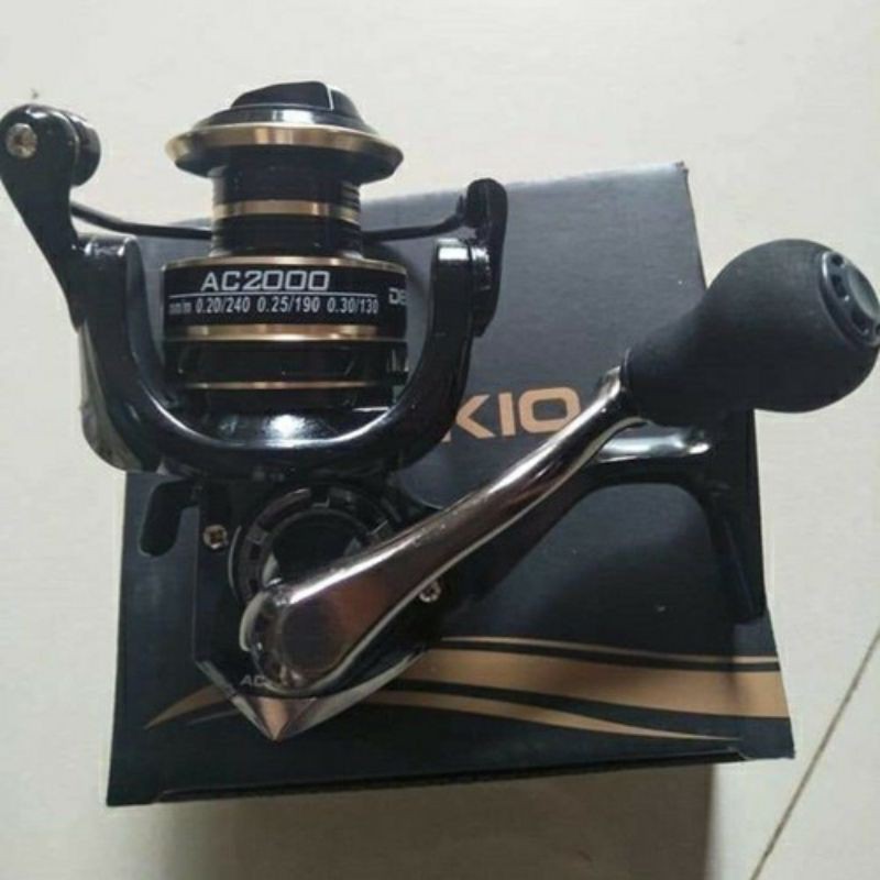 combo cần đặc 2 khúc + máy câu Deukio AC  (cam kết bán hàng chất lượng có bảo hành)