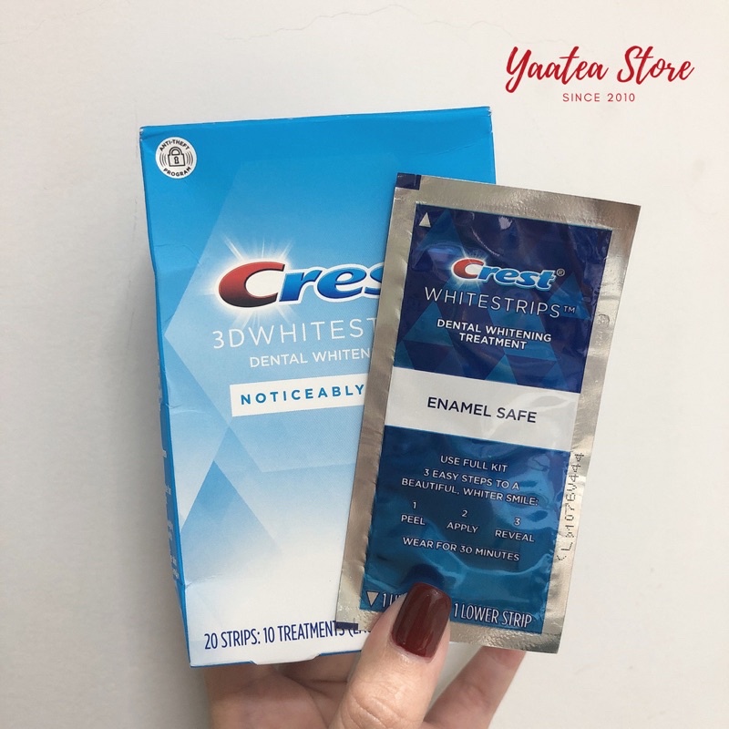 [NEW] MIẾNG DÁN RĂNG CREST 3D WHITE Professional Effects - 30MIN CHÍNH HÃNG (1 bì lẻ)