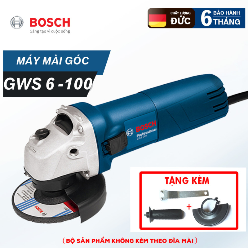 [Bảo hành 6 tháng] Máy mài góc nhỏ BOSH GWS6 - 100 -  Máy cắt sắt cầm tay Bosh GWS6 100 Công suất 670W