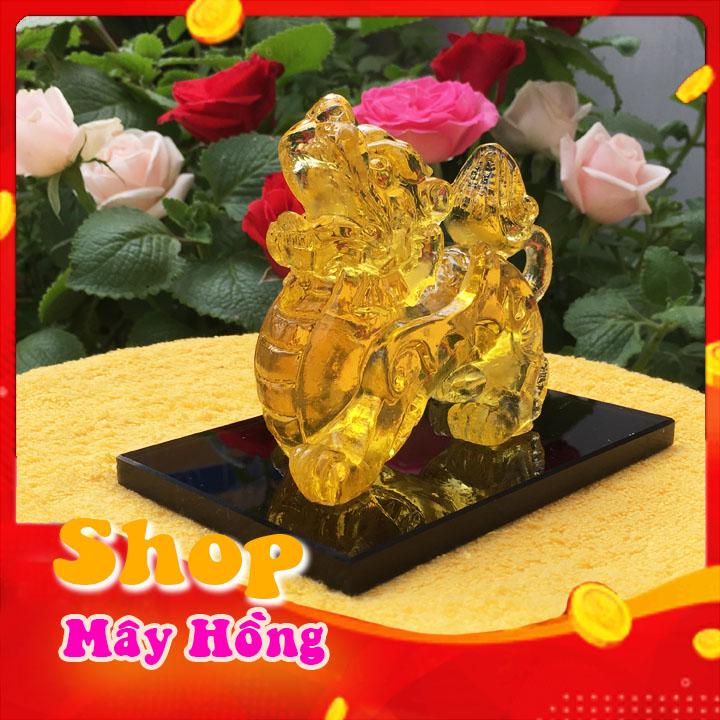 Tỳ hưu chiêu tài lộc Màu vàng trong