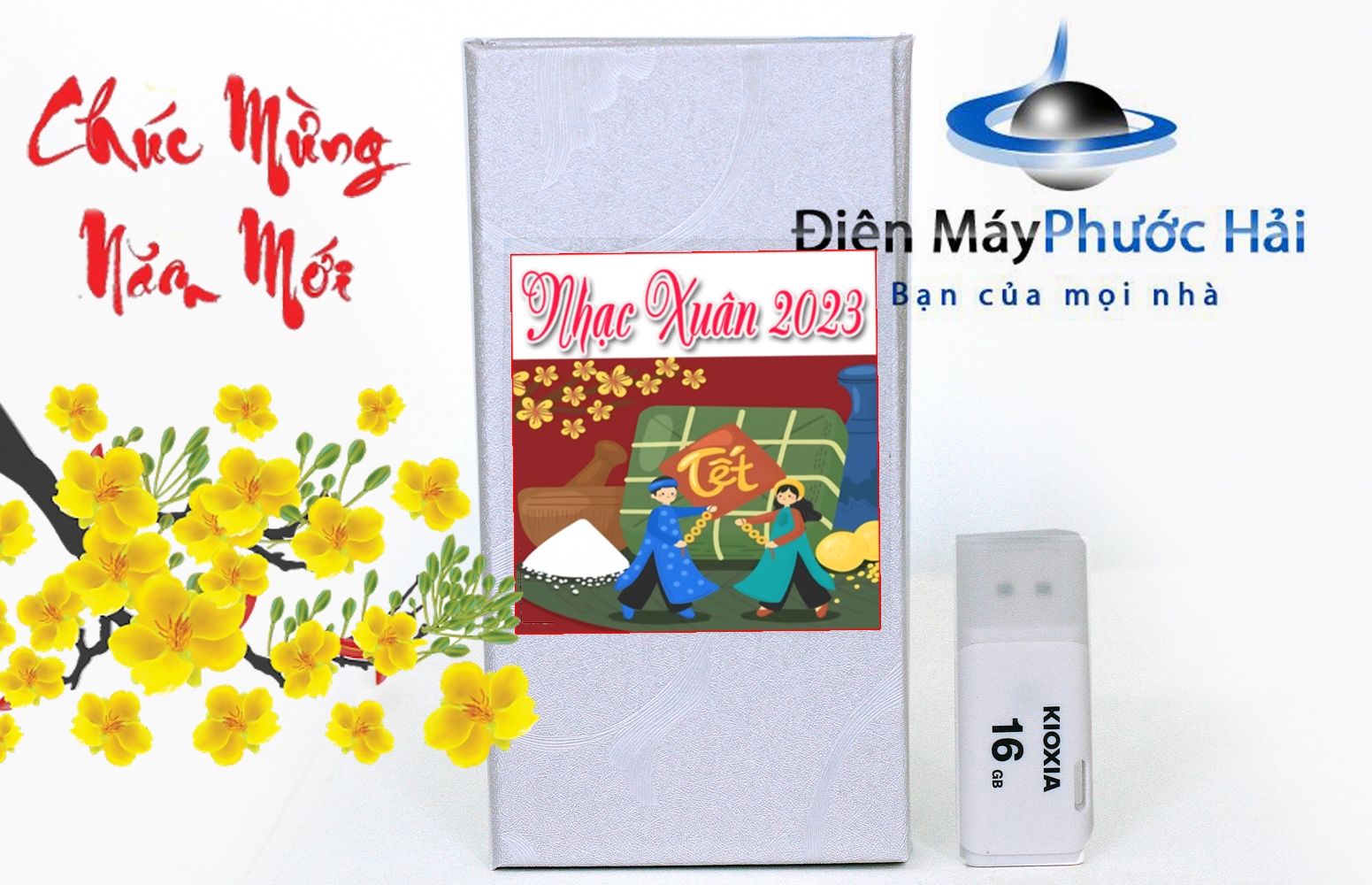 USB nhạc xuân  2024 MP3 +MP4 - 16G