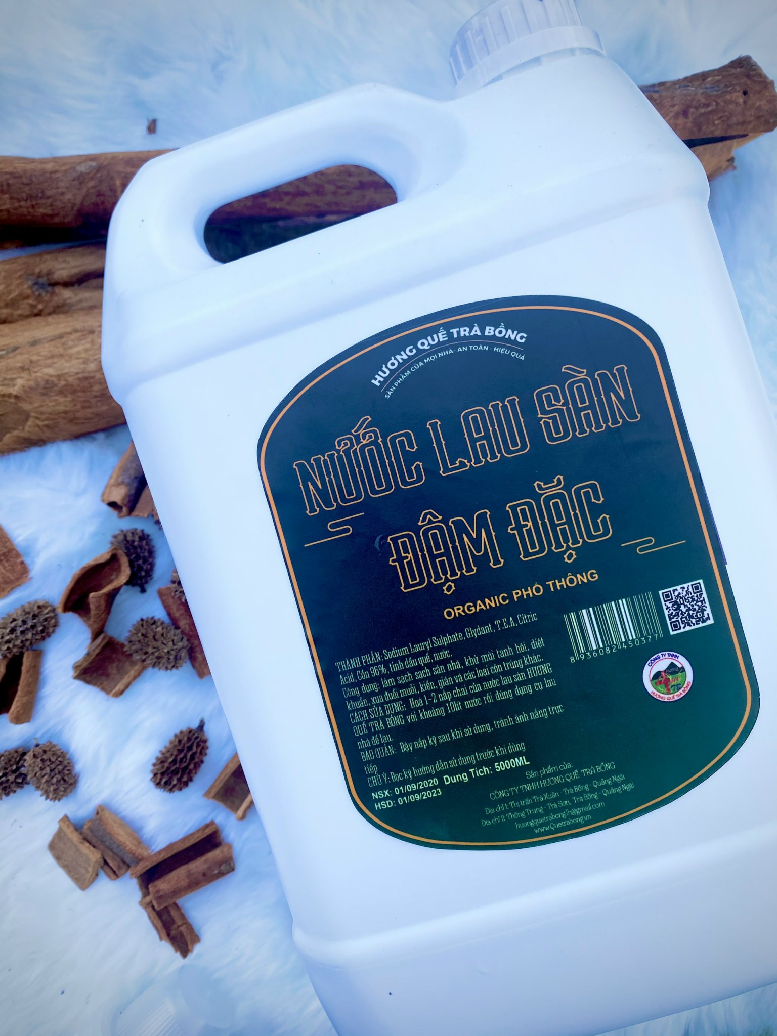 Can 5 Lít Nước Lau Sàn Quế Đậm Đặc