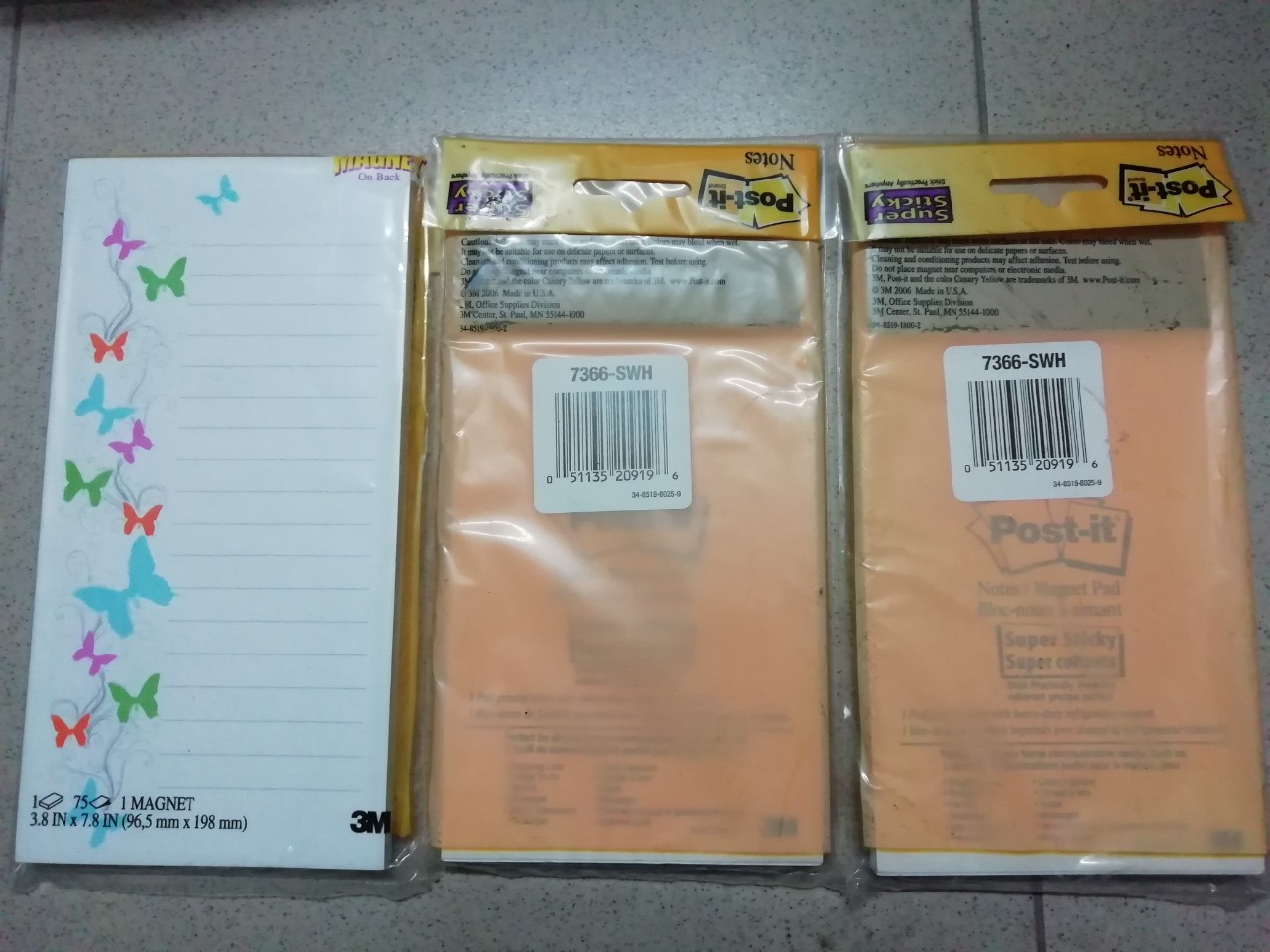 Giấy Note Post It Có Nam Châm 3M