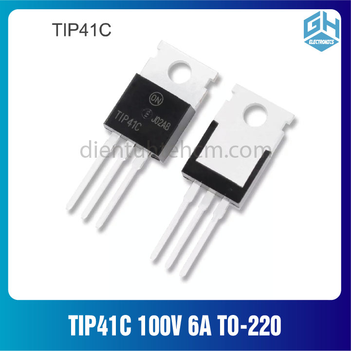Combo 4 con Transistor công suất NPN TIP41C 100V 6A TO-220