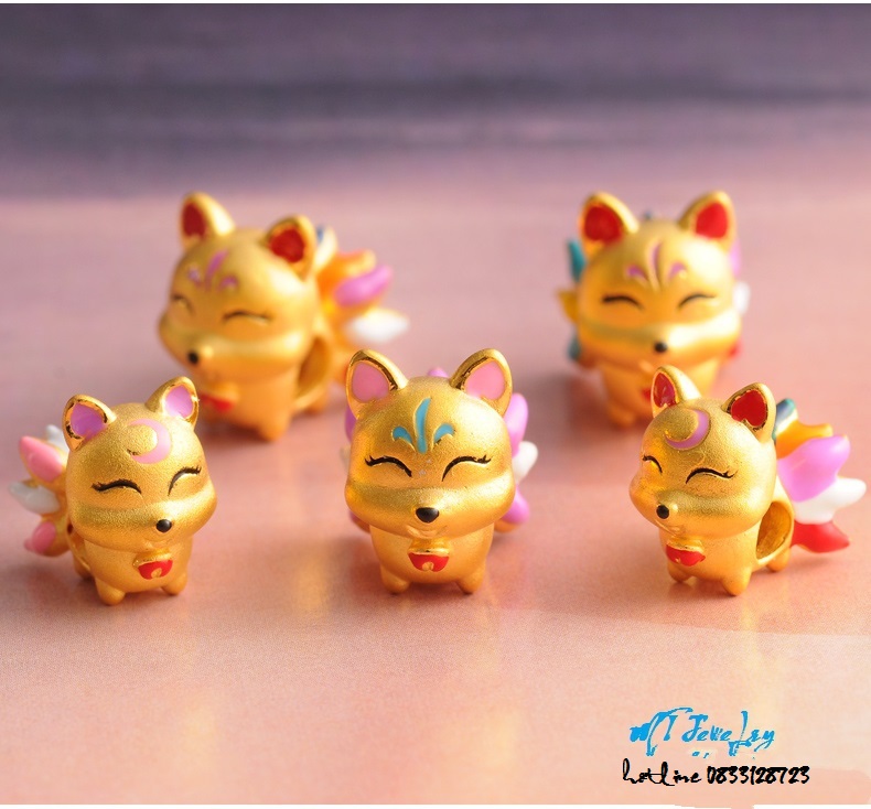 Charm Cửu vĩ hồ ly size nhỏ