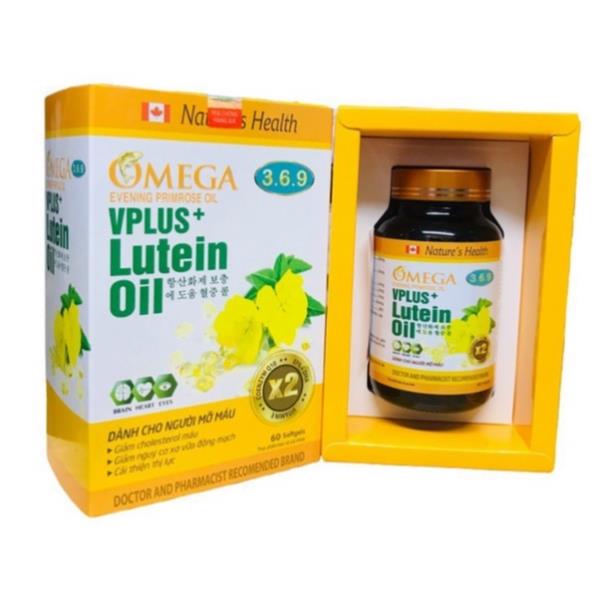 Dầu cá alaska omega 3.6.9 lutein oil bổ não, tăng cường thị lực, giảm nguy cơ mắc beh tim mạch