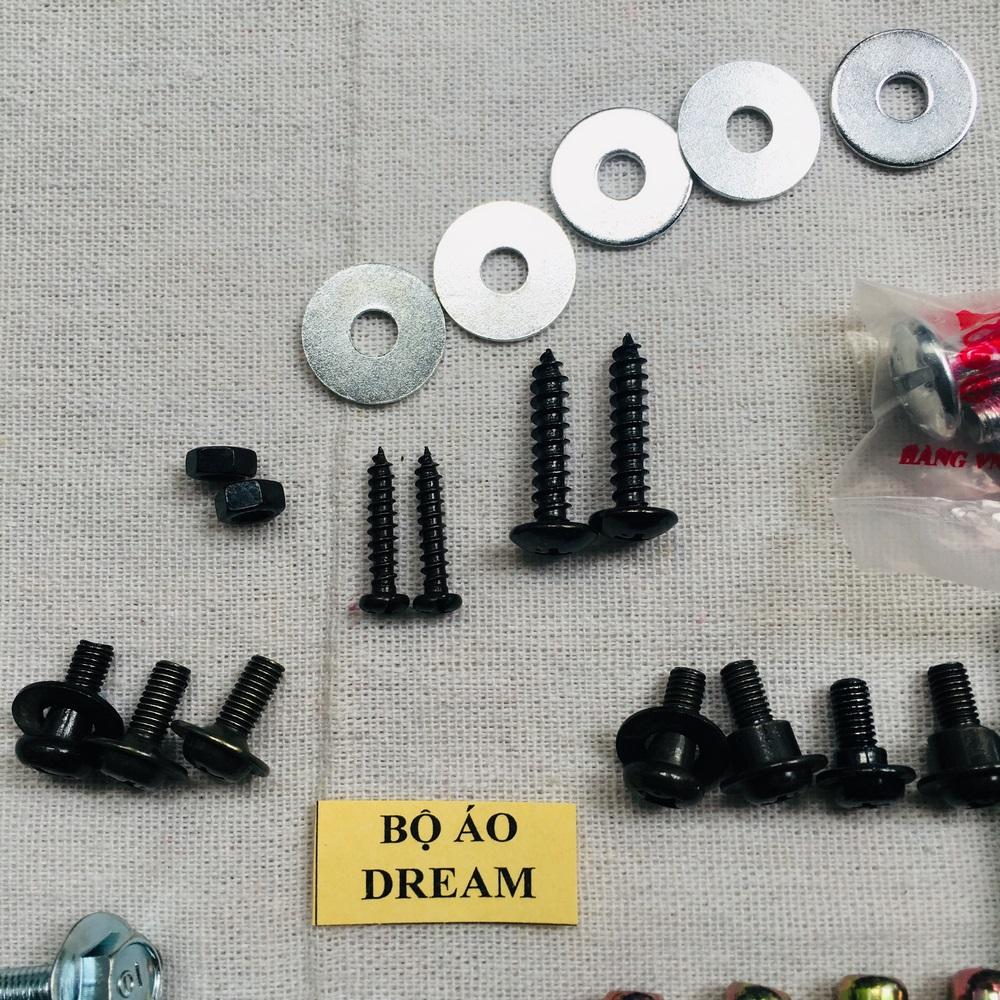 [FULL BỘ] Bộ ốc dàn áo, ốc xe máy gắn xe máy DREAM