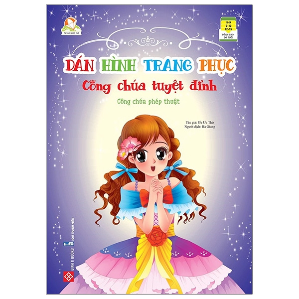 Fahasa - dán hình trang phục công chúa tuyệt đỉnh - công chúa phép thuật