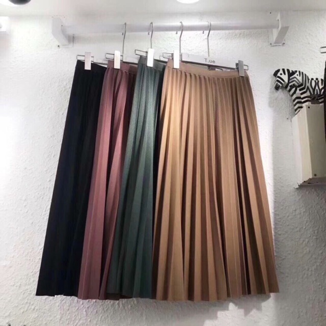 Chân váy dập ly ÁNH NHŨ siêu hot