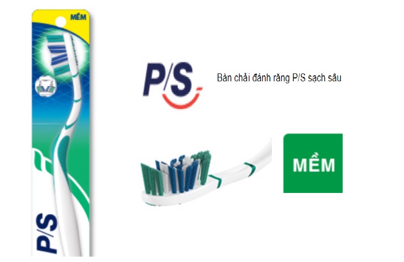 Bàn chải đánh răng P/S sạch sâu
