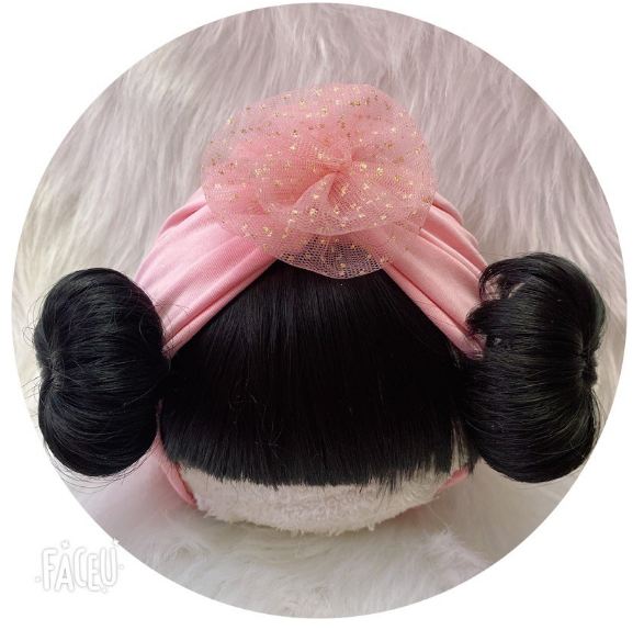 Turban gắn tóc giả cực chất
