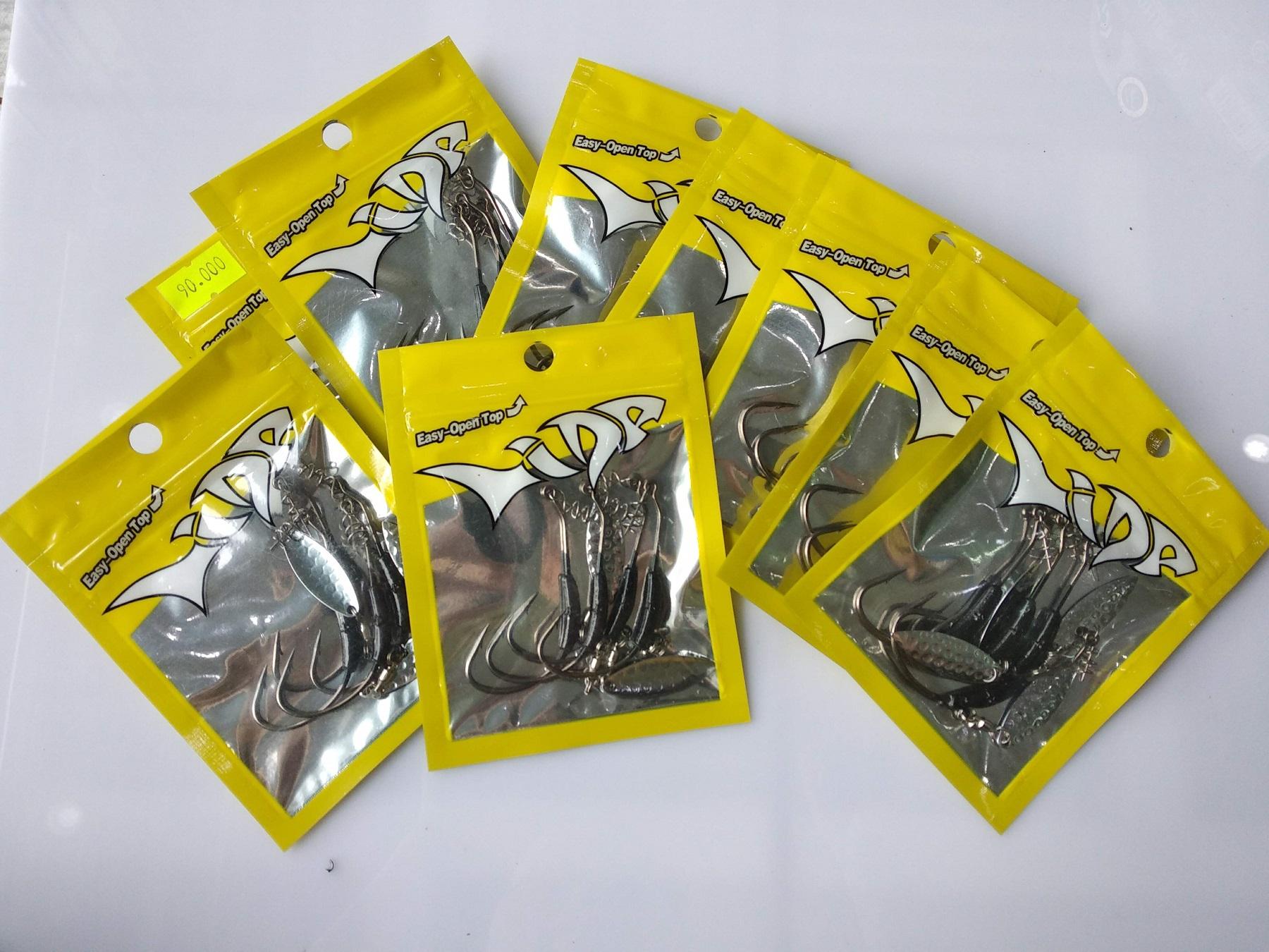 Combo 2 túi lưỡi câu móc mồi mềm 4g
