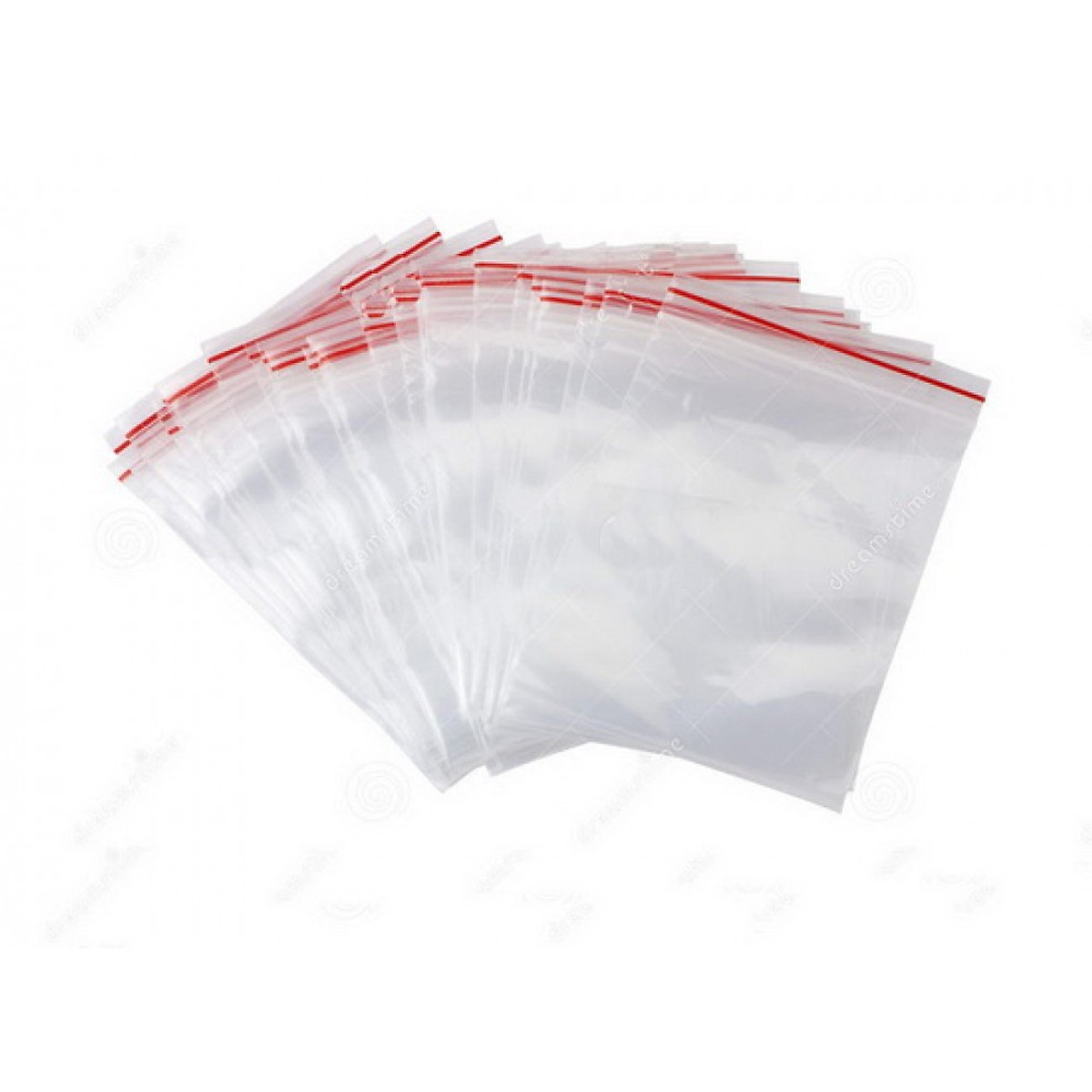 Túi zip chỉ đỏ size 25 x 35 cmm - 1kg