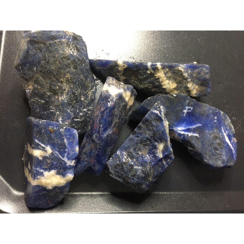1000GR Đá Thô Màu Xanh Dương Sodalite