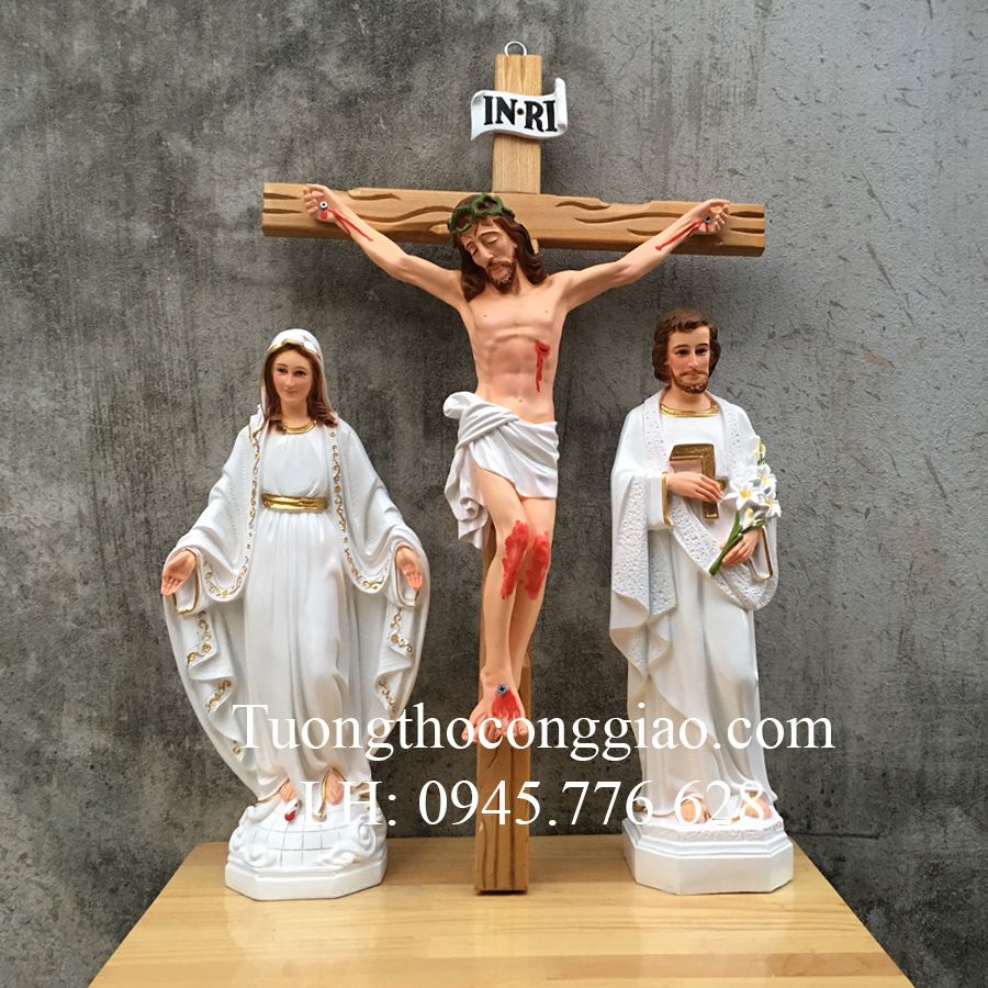 Bộ tượng bàn thờ Công Giáo 50cm